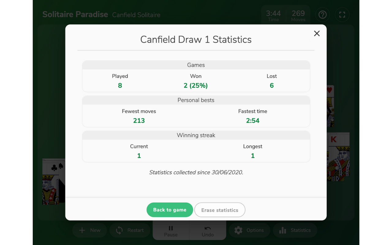 Canfield Solitaire - Play Canfield Card Games chrome谷歌浏览器插件_扩展第3张截图