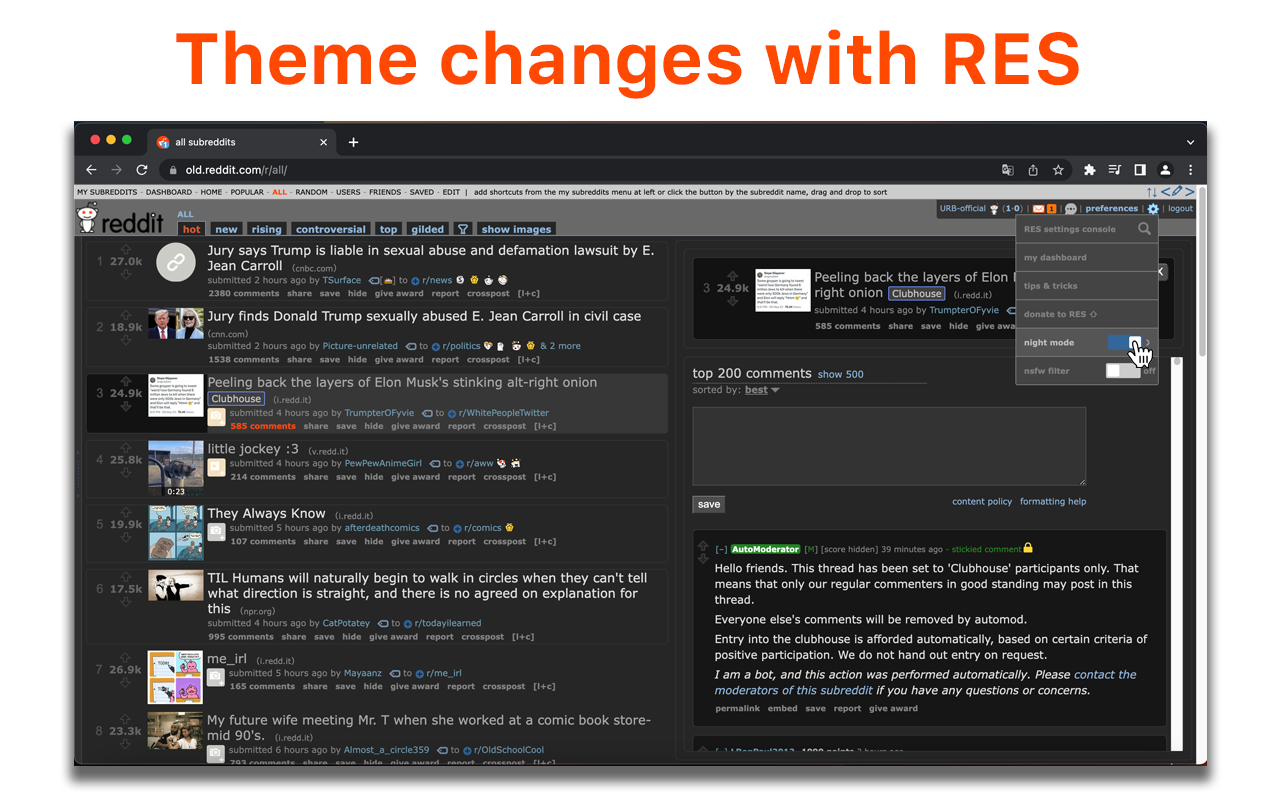 Ultimate Reddit Browser chrome谷歌浏览器插件_扩展第5张截图