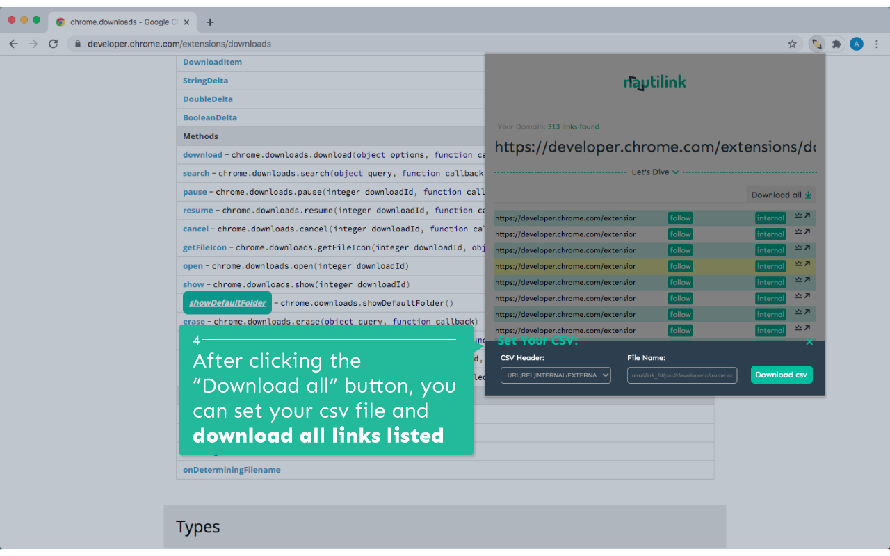 Nautilink - Anchor tag analysis in depth chrome谷歌浏览器插件_扩展第4张截图