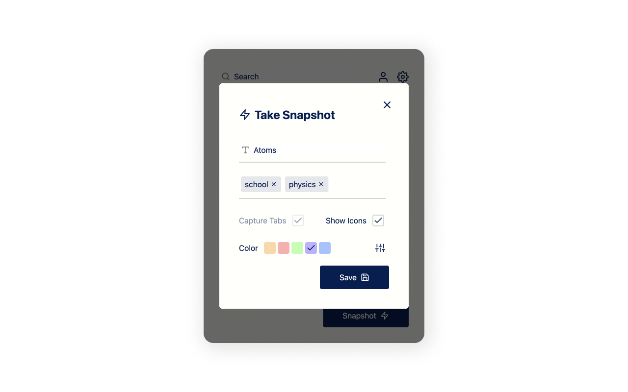 Snapshot chrome谷歌浏览器插件_扩展第1张截图
