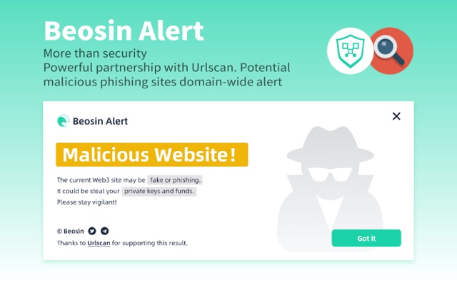 Beosin Alert chrome谷歌浏览器插件_扩展第2张截图