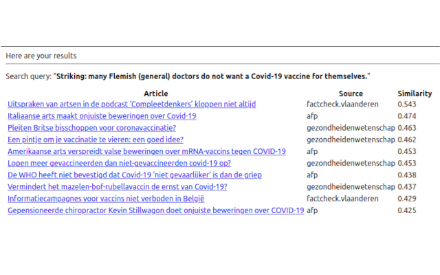 BENEDMO fact-check finder chrome谷歌浏览器插件_扩展第1张截图