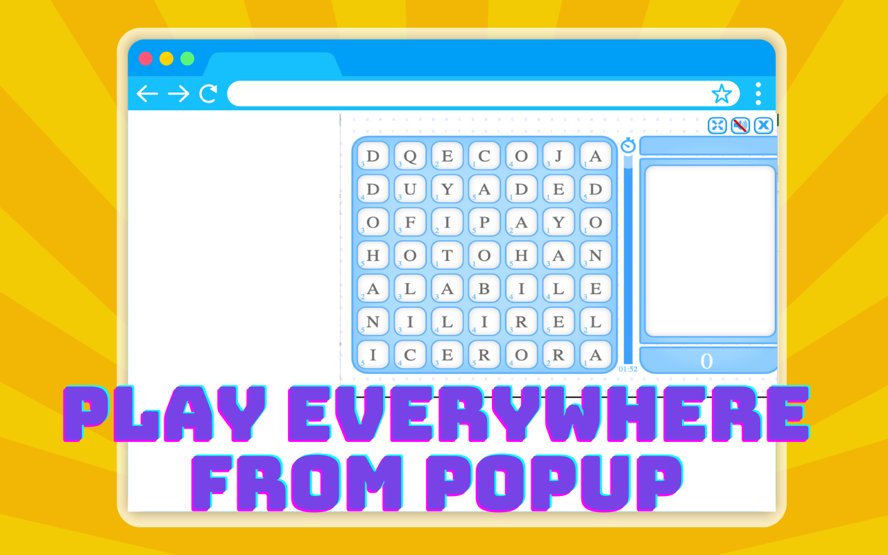 Word Finder - Free Game chrome谷歌浏览器插件_扩展第1张截图