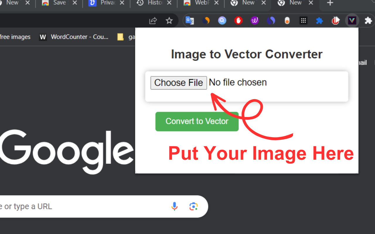 Image to Vector Converter chrome谷歌浏览器插件_扩展第2张截图