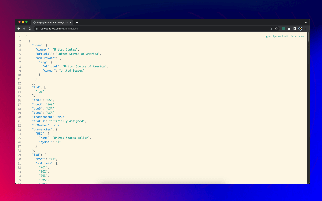 Just JSON Viewer chrome谷歌浏览器插件_扩展第5张截图