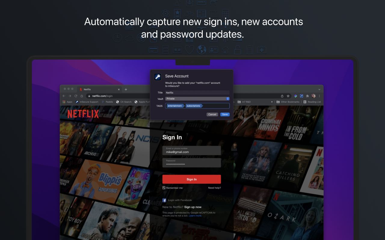 mSecure chrome谷歌浏览器插件_扩展第3张截图