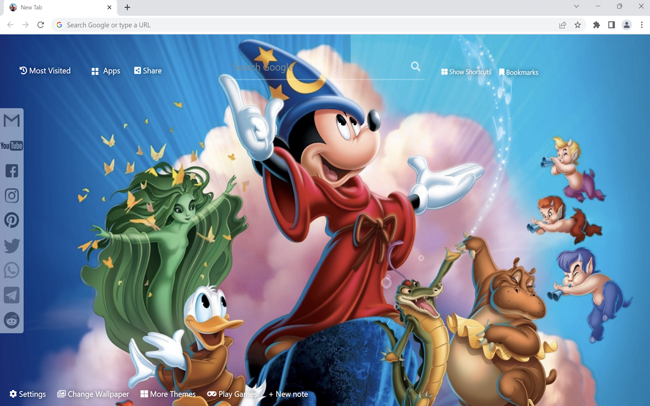 Disney Wallpaper chrome谷歌浏览器插件_扩展第1张截图