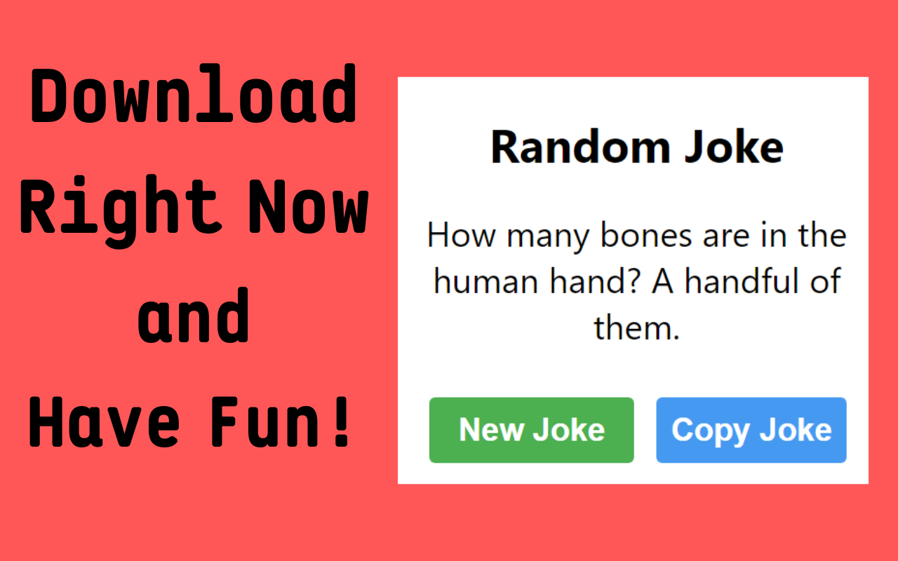 Joke Generator chrome谷歌浏览器插件_扩展第1张截图
