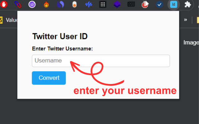 Twitter ID and Username Converter chrome谷歌浏览器插件_扩展第1张截图