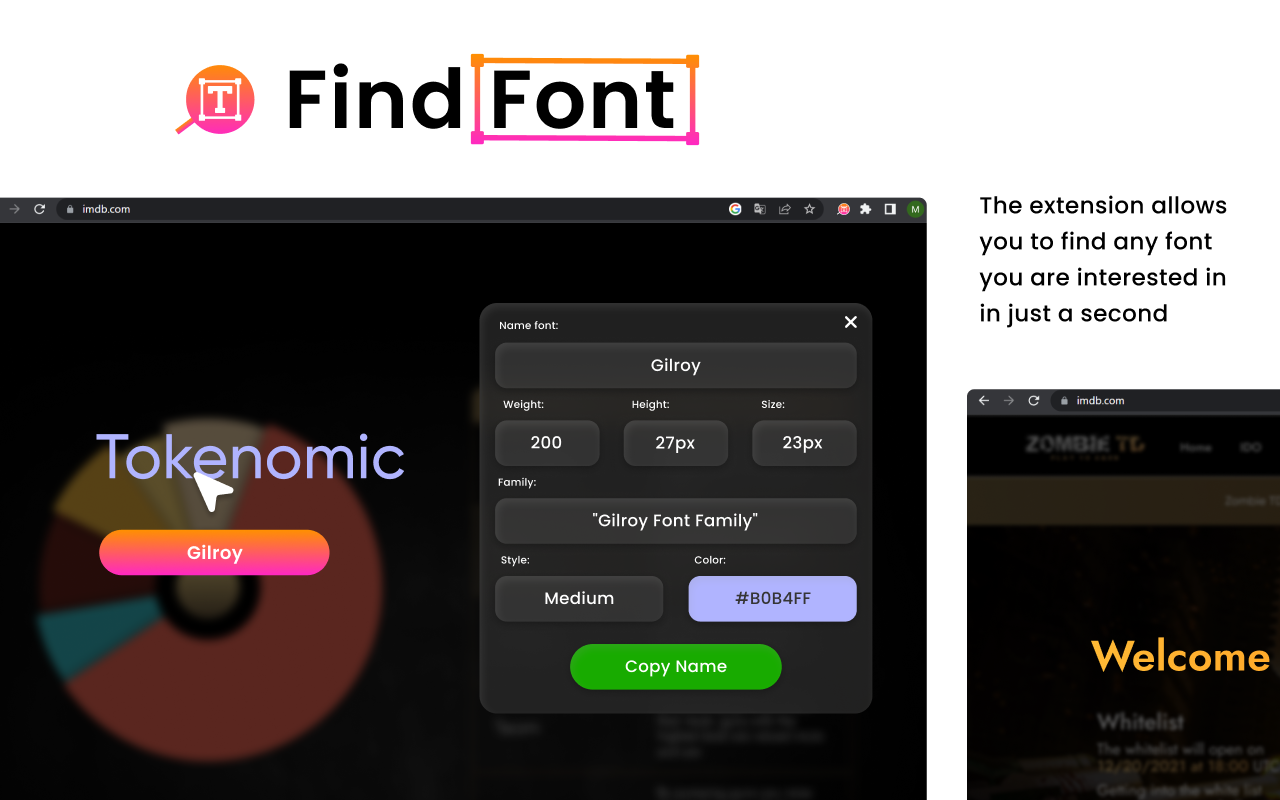 Font Finder chrome谷歌浏览器插件_扩展第1张截图