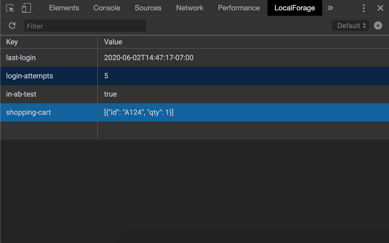 LocalForage Explorer chrome谷歌浏览器插件_扩展第2张截图
