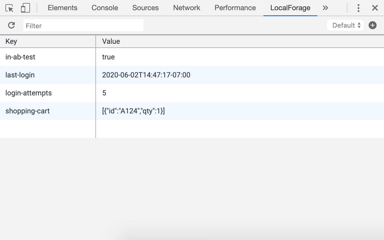 LocalForage Explorer chrome谷歌浏览器插件_扩展第4张截图