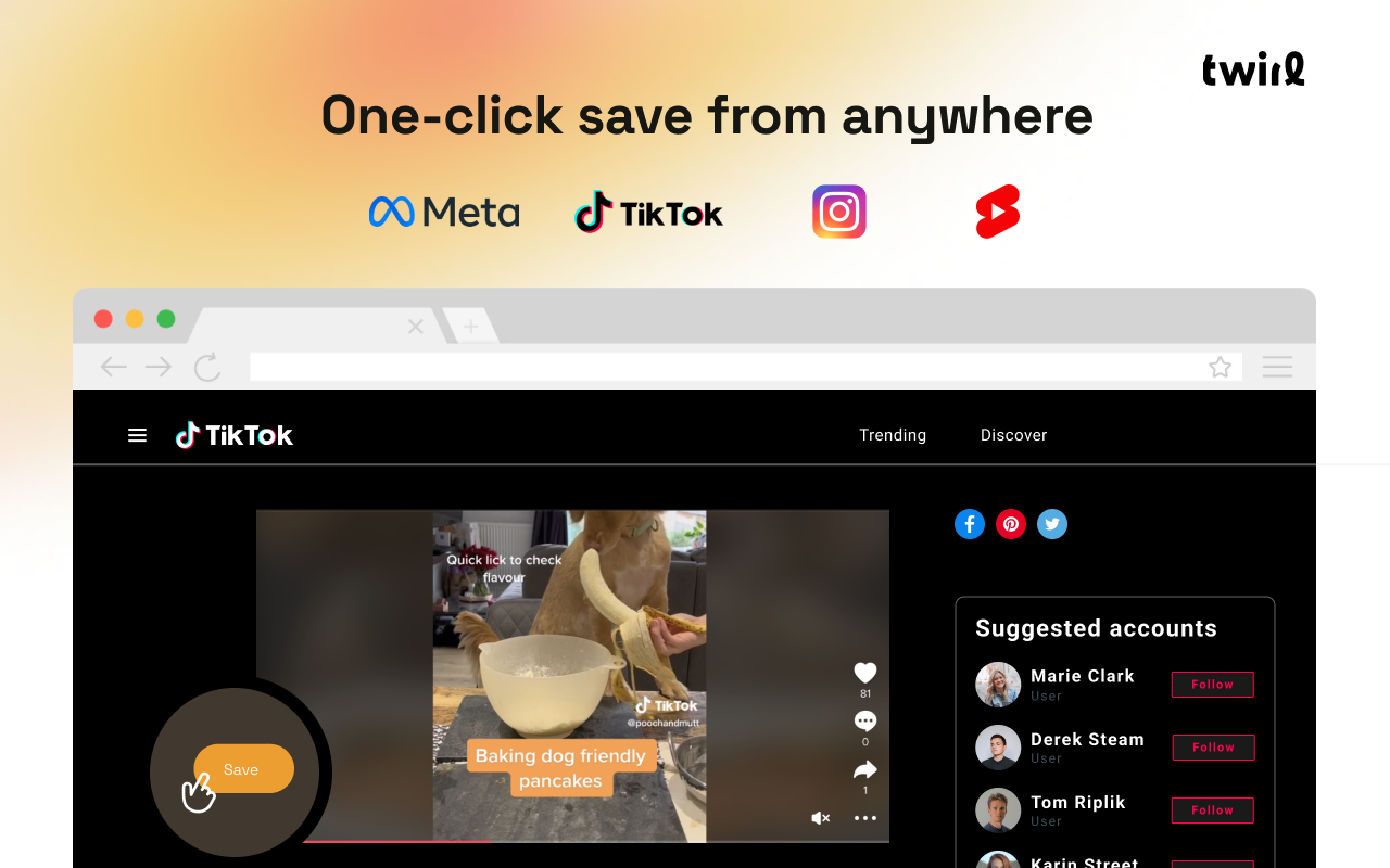 Twirl  - Save Ad Inspiration From Anywhere chrome谷歌浏览器插件_扩展第2张截图