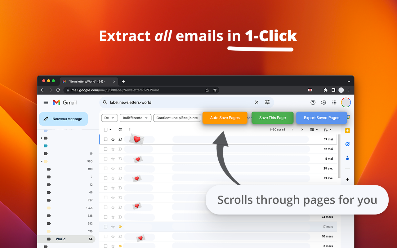 Gmail Emails Extractor chrome谷歌浏览器插件_扩展第1张截图