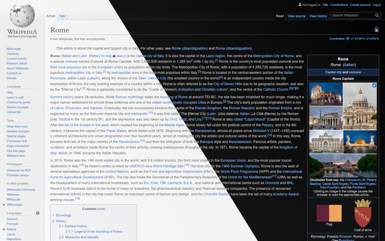 Auto Invert! chrome谷歌浏览器插件_扩展第1张截图