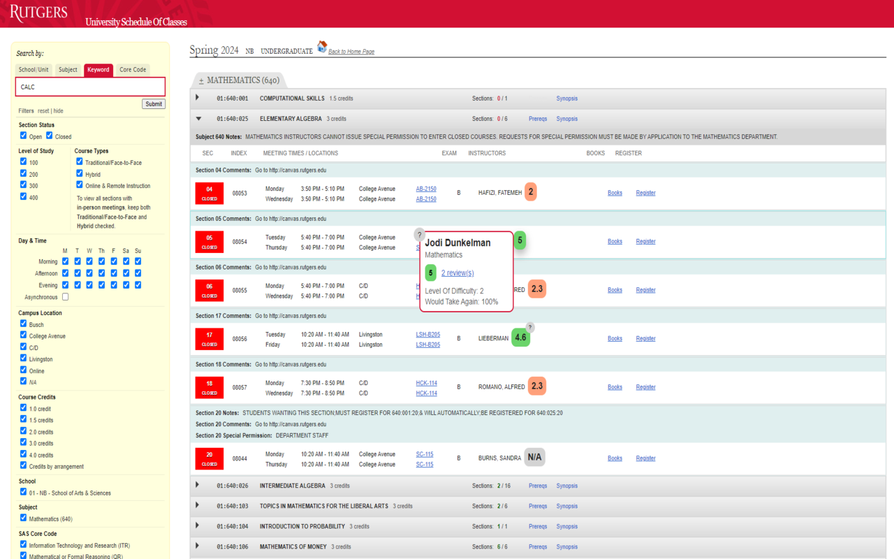 Rutgers JudgeMyProfessor chrome谷歌浏览器插件_扩展第2张截图
