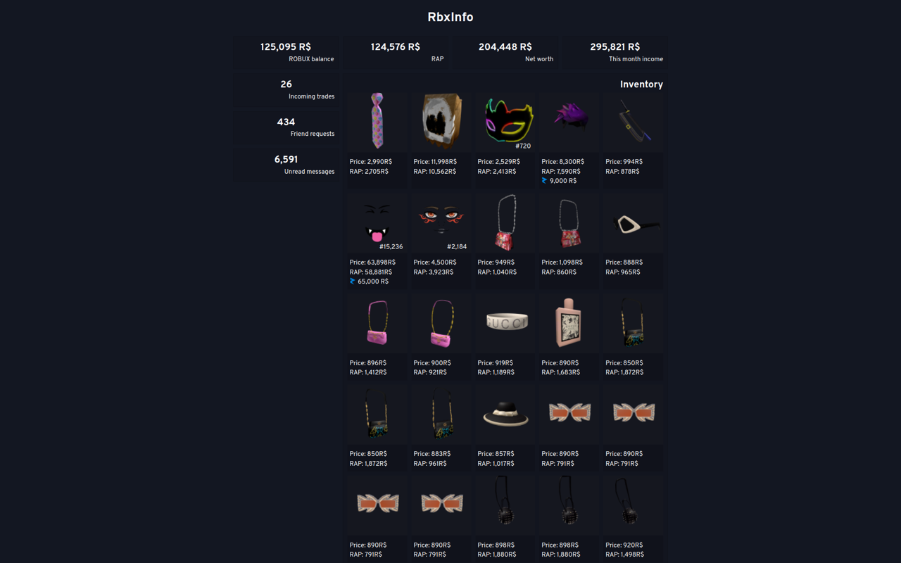 RbxInfo chrome谷歌浏览器插件_扩展第1张截图