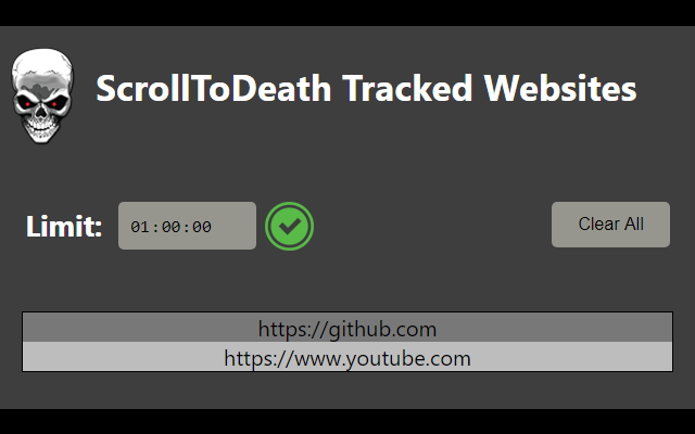 Scroll to Death chrome谷歌浏览器插件_扩展第1张截图