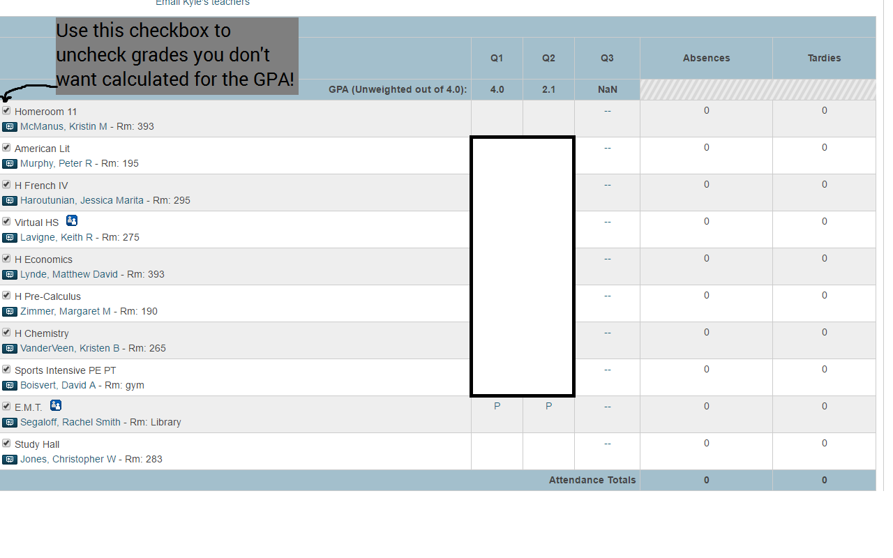 PowerSchool Grade Calculator chrome谷歌浏览器插件_扩展第1张截图