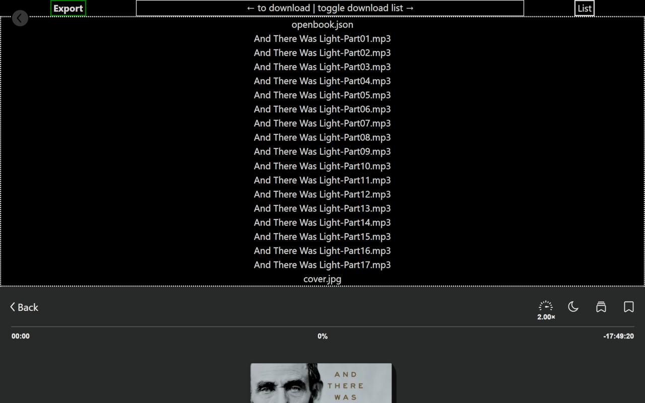 Libby (Legacy) Audiobook Exporter chrome谷歌浏览器插件_扩展第2张截图