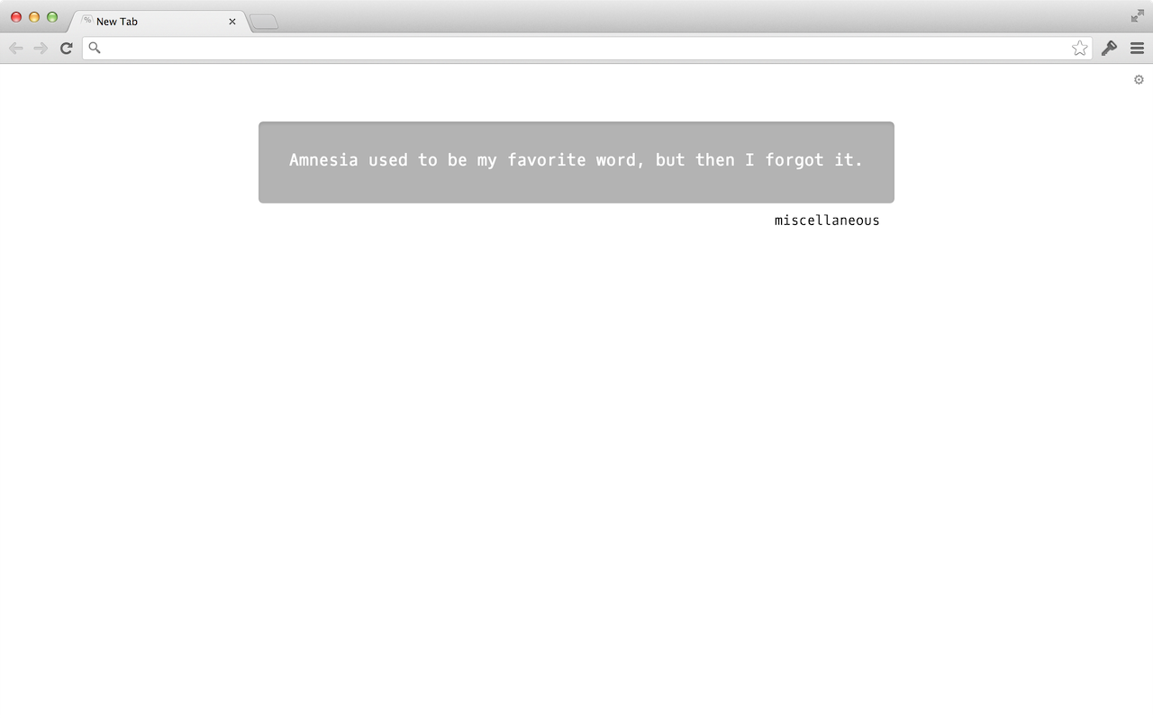 New Tab Fortune chrome谷歌浏览器插件_扩展第1张截图