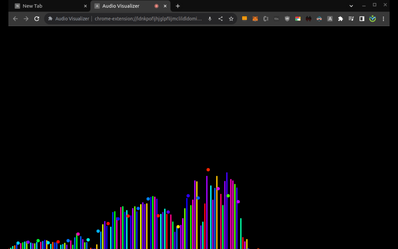 Audio Visualizer chrome谷歌浏览器插件_扩展第1张截图