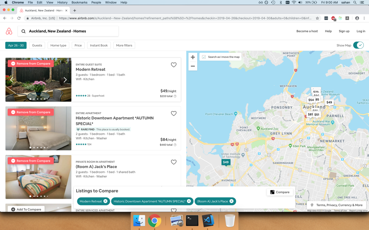 Airbnb Listing Compare App chrome谷歌浏览器插件_扩展第1张截图