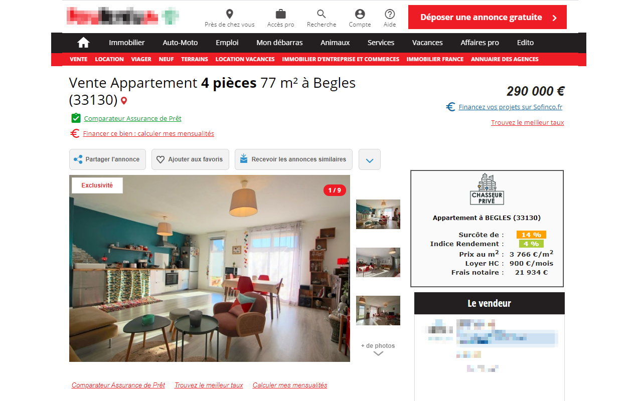 Chasseur Privé chrome谷歌浏览器插件_扩展第2张截图