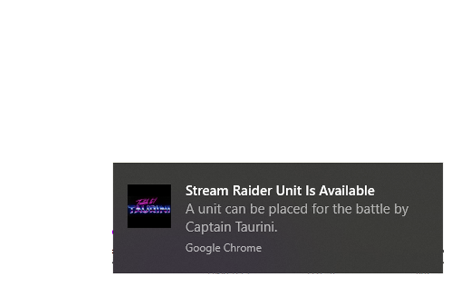 Stream Raiders Place Unit Reminder chrome谷歌浏览器插件_扩展第2张截图