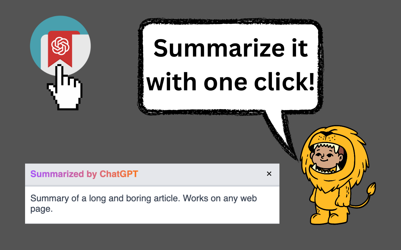 Summarize chrome谷歌浏览器插件_扩展第1张截图