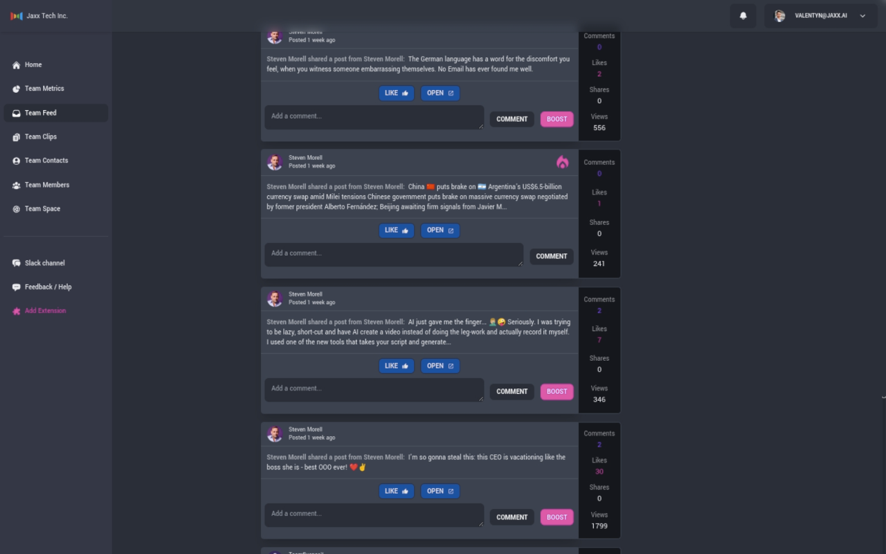 Teamfluence chrome谷歌浏览器插件_扩展第5张截图