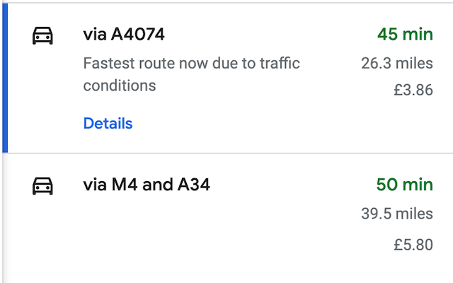 Google Maps Fuel Cost Calculator chrome谷歌浏览器插件_扩展第1张截图