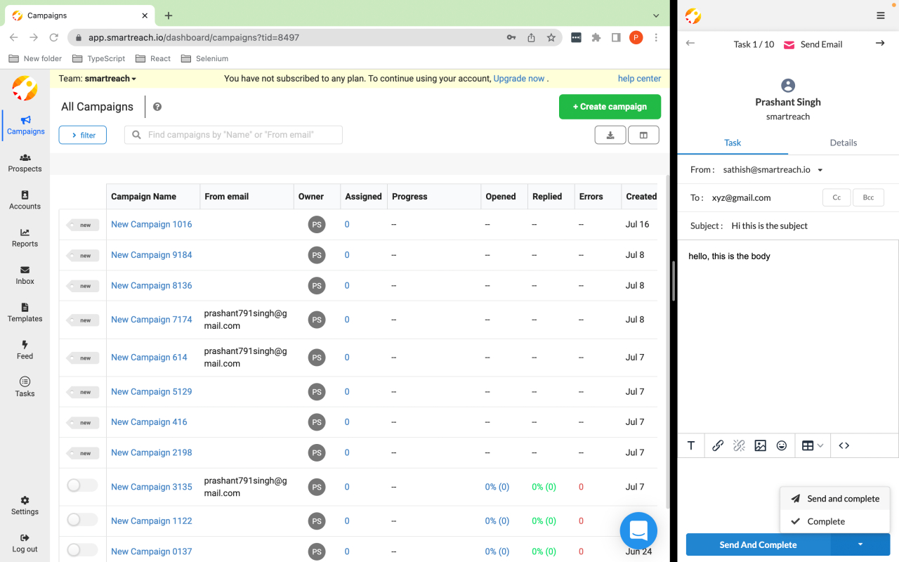 Sales Linked Automation | SmartReach chrome谷歌浏览器插件_扩展第3张截图