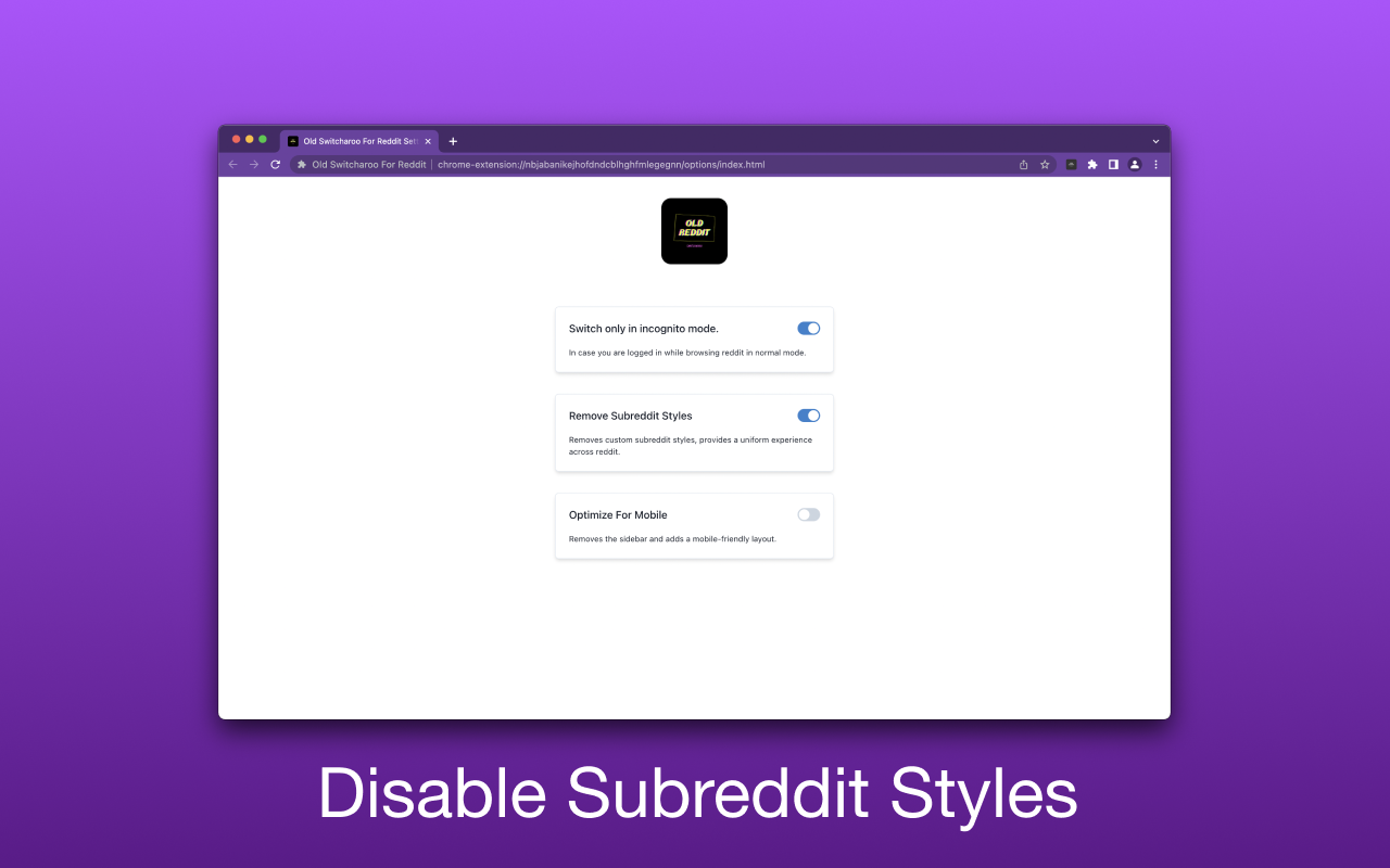 Old Reddit For Chrome chrome谷歌浏览器插件_扩展第2张截图