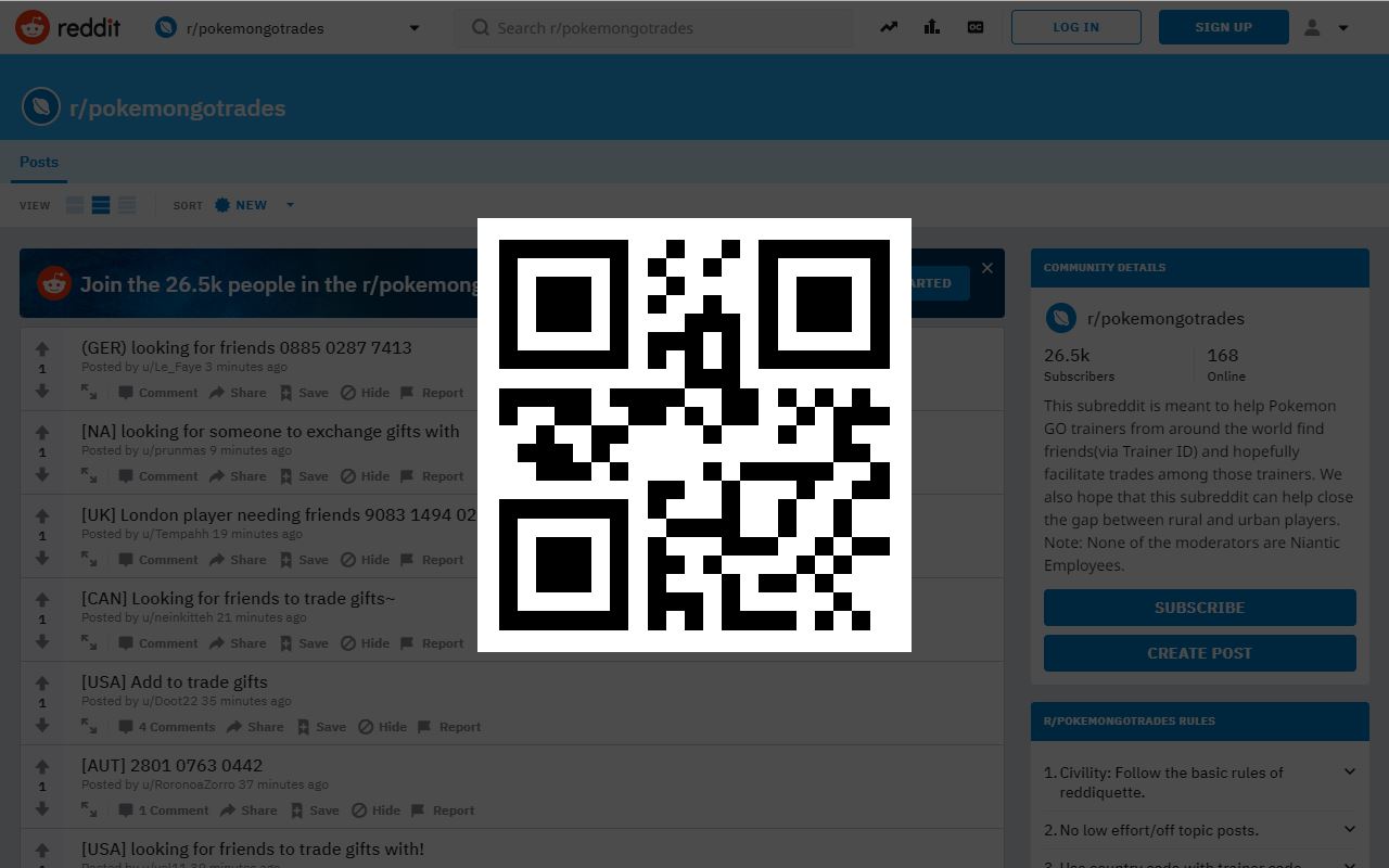 PokemonGo QR Generator chrome谷歌浏览器插件_扩展第1张截图