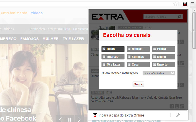Extra Online - Últimas Notícias chrome谷歌浏览器插件_扩展第2张截图