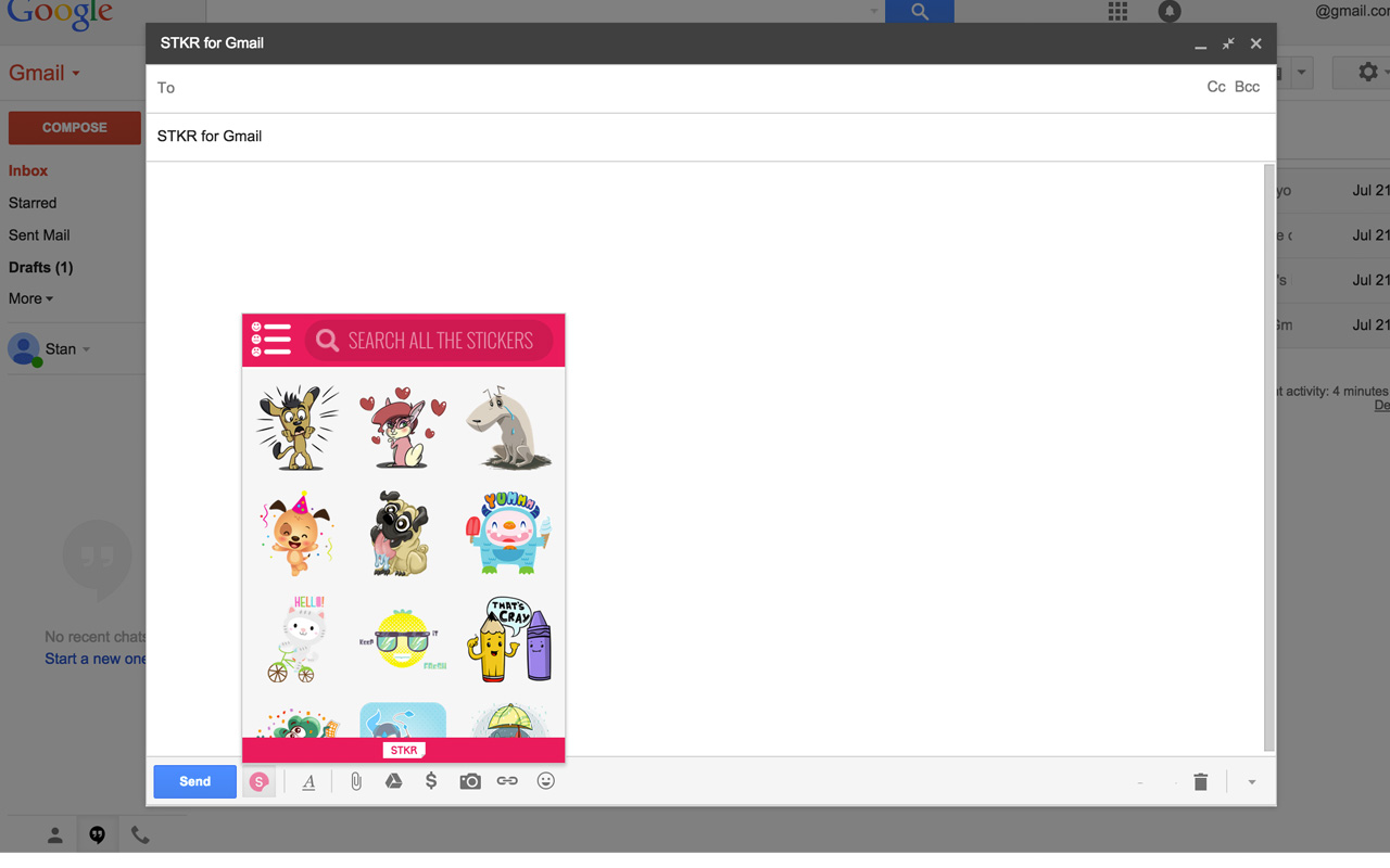 STKR for Gmail chrome谷歌浏览器插件_扩展第3张截图