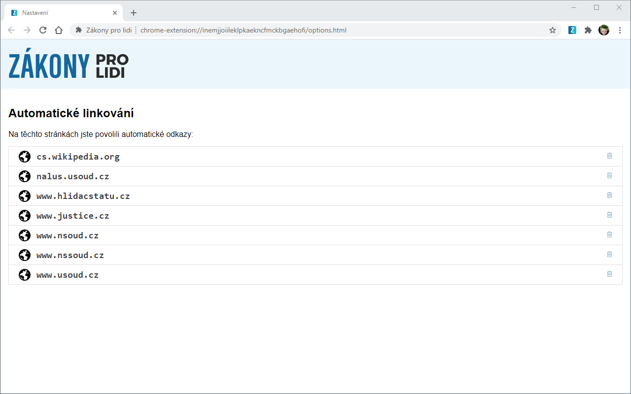 Zákony pro lidi chrome谷歌浏览器插件_扩展第2张截图