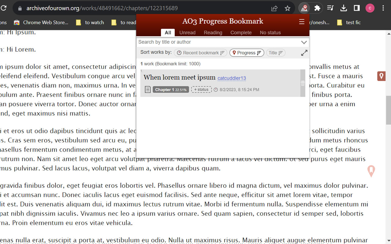 AO3 Progress Bookmark chrome谷歌浏览器插件_扩展第4张截图