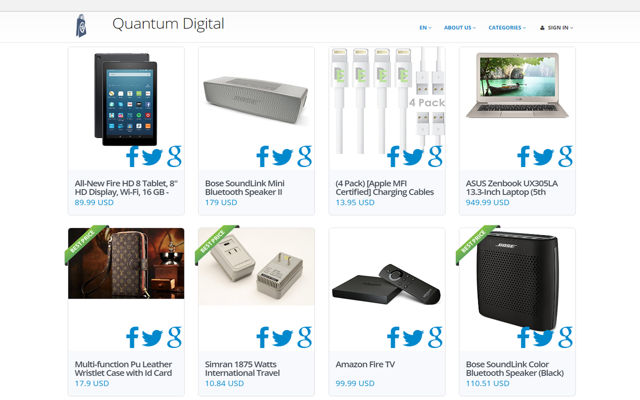 Quantum Digital chrome谷歌浏览器插件_扩展第2张截图