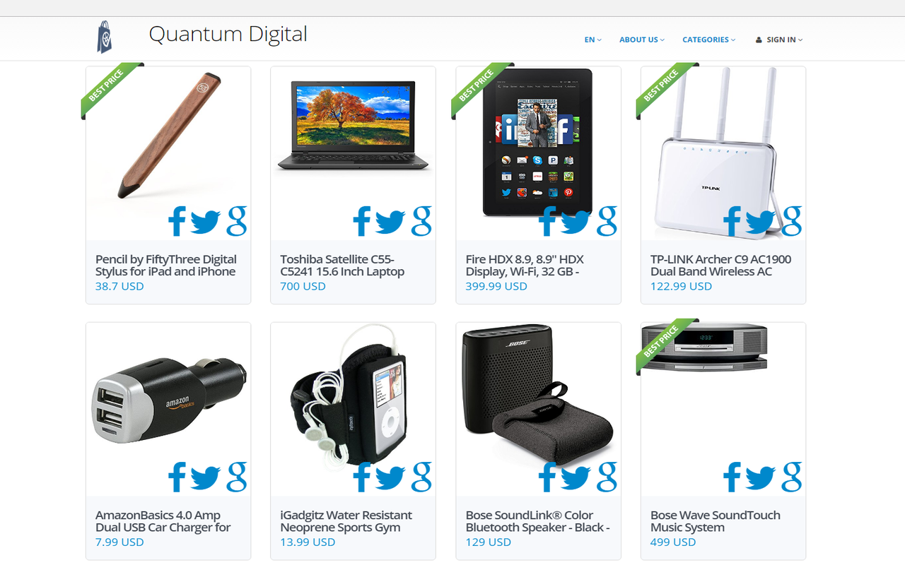 Quantum Digital chrome谷歌浏览器插件_扩展第5张截图