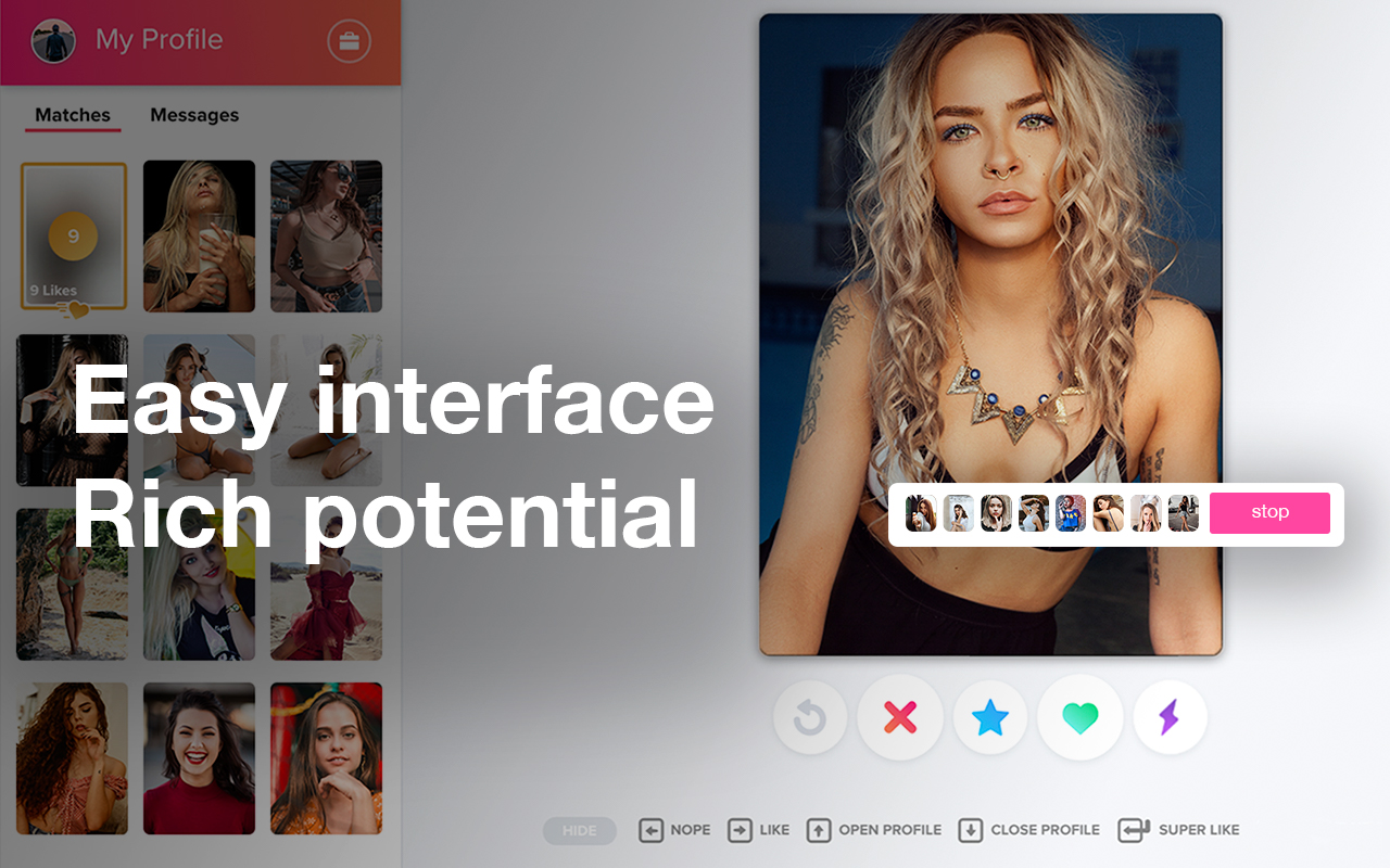Matcheto: Tinder Auto Liker chrome谷歌浏览器插件_扩展第1张截图