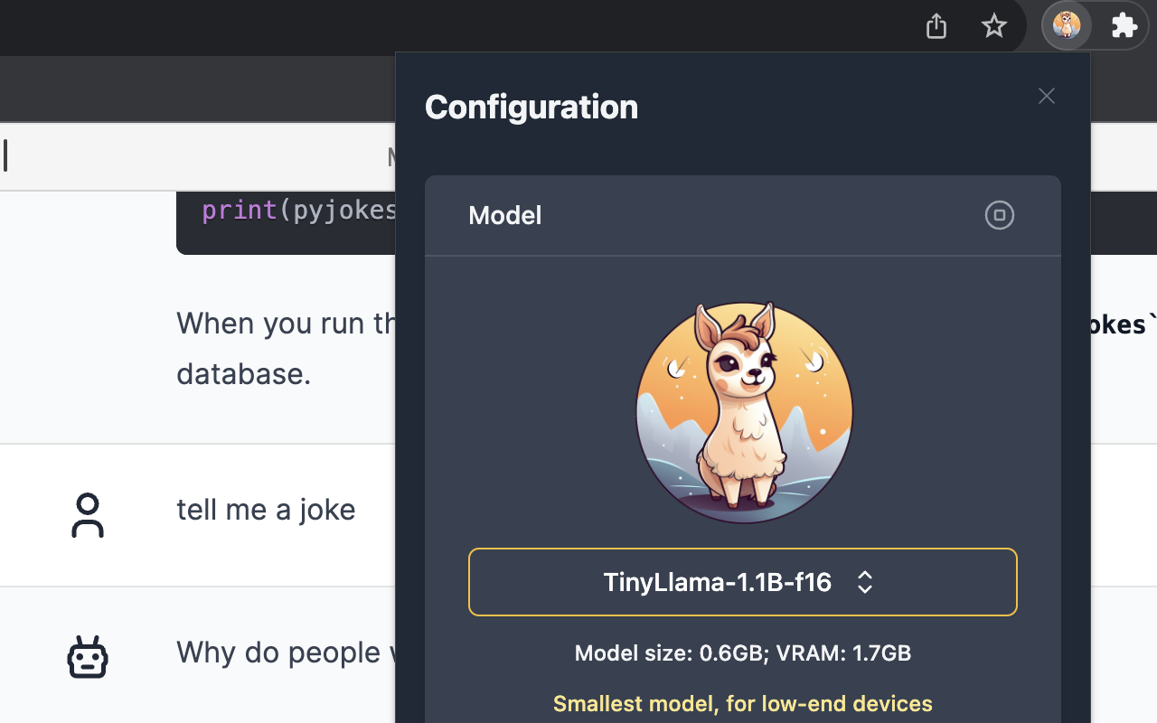 WebextLLM chrome谷歌浏览器插件_扩展第2张截图