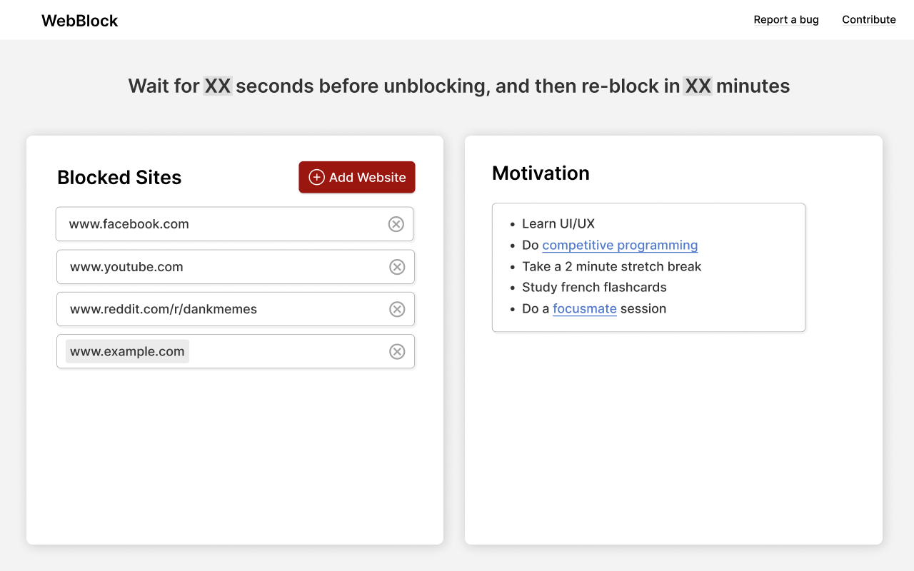 WebBlock chrome谷歌浏览器插件_扩展第1张截图