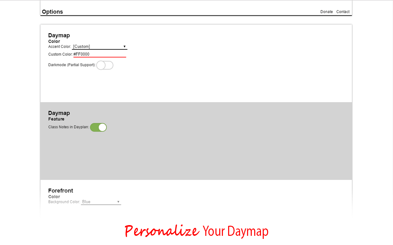 Daymap Simple chrome谷歌浏览器插件_扩展第4张截图