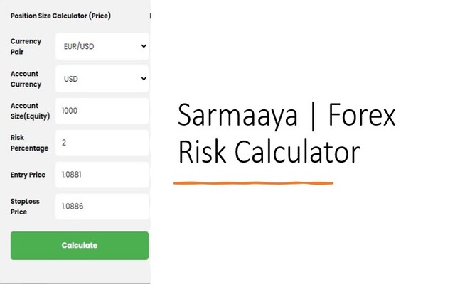 Forex Risk Calculator chrome谷歌浏览器插件_扩展第4张截图