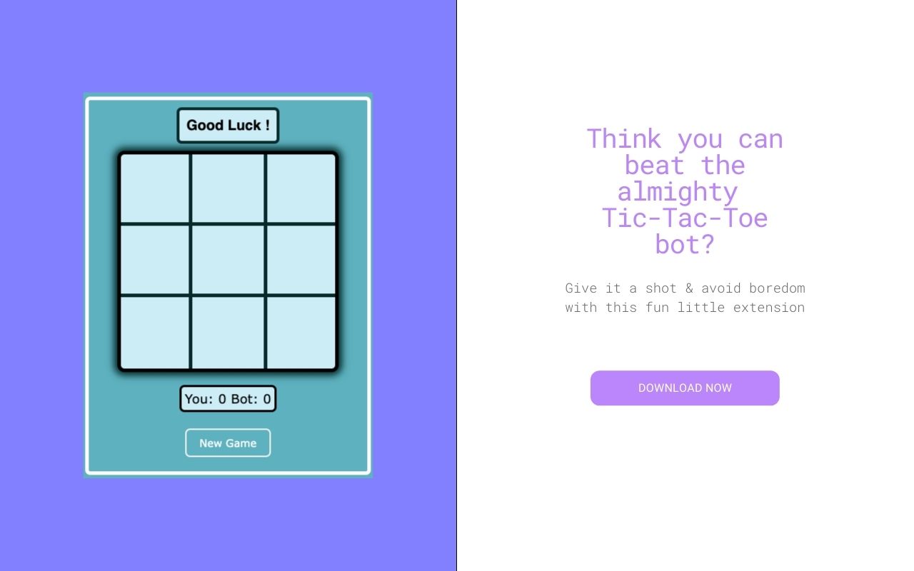 Impossible Tic Tac Toe chrome谷歌浏览器插件_扩展第1张截图