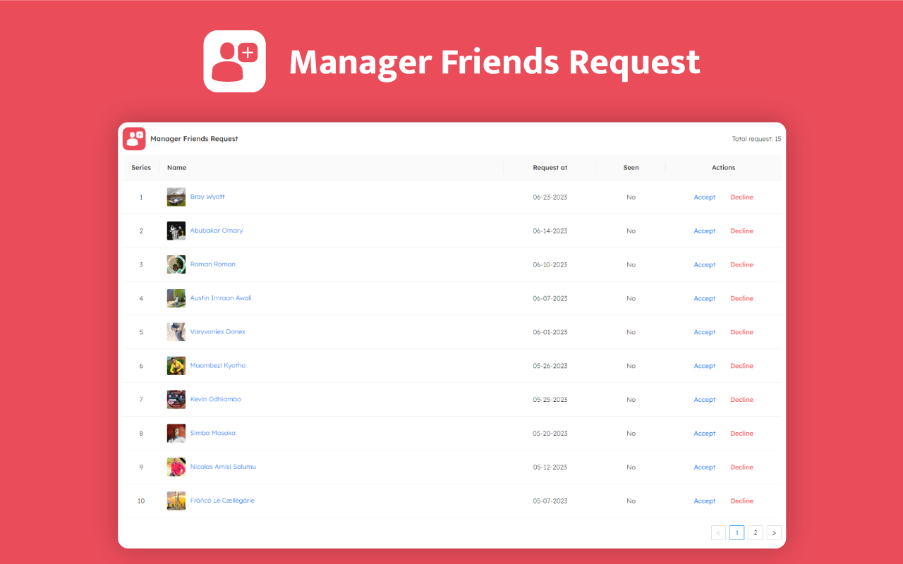 Manager Friends Request chrome谷歌浏览器插件_扩展第1张截图