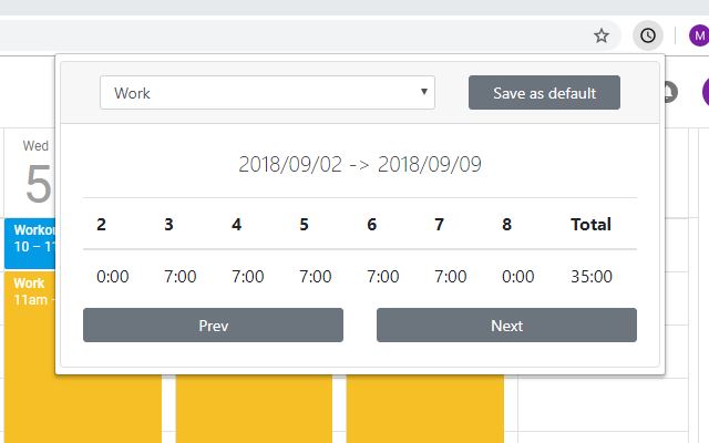 Hours Calculator chrome谷歌浏览器插件_扩展第1张截图