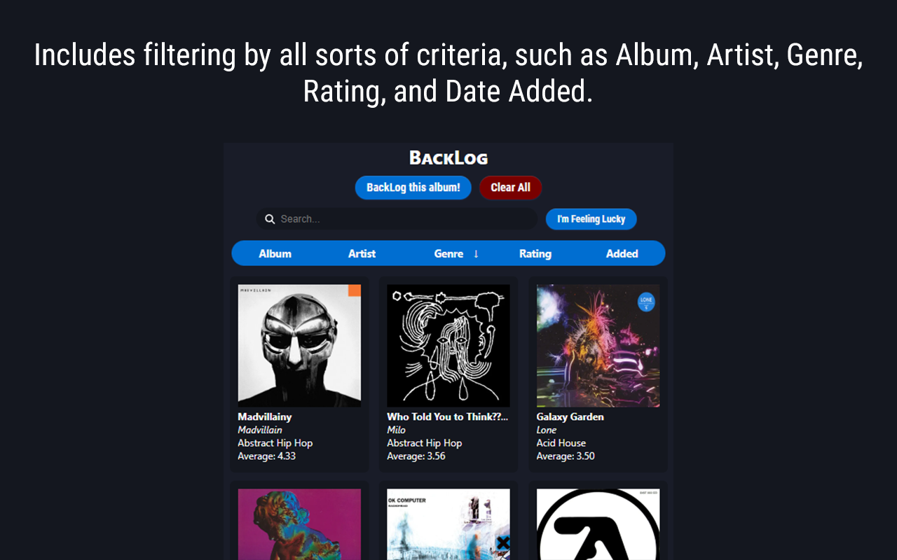BackLog for Rate Your Music chrome谷歌浏览器插件_扩展第5张截图